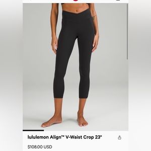 Align V waist